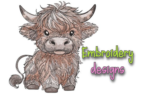 Cute Little Bull Embroidery Design Review