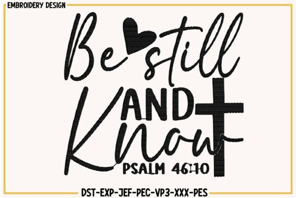 Review: Be Still and Know Christian Embroidery