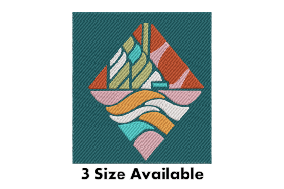 Review: Colorful Abstract Boat Embroidery for Gifts