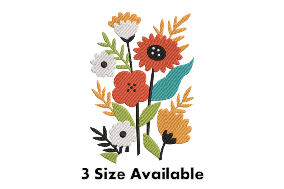 Review: Colorful Wildflower Embroidery Design for Holiday Sales
