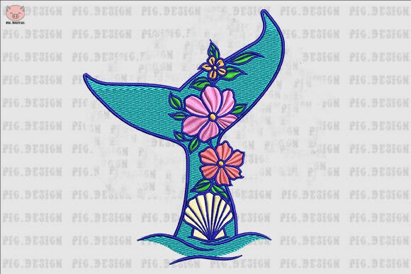 Review: Floral Whale Tail Ocean Embroidery for Boutiques