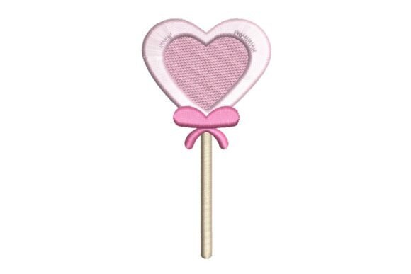Review: Heart-Shaped Lollipop Embroidery Design