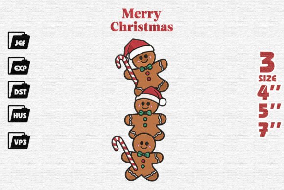 Review: Merry Christmas Gingerbread Stack Design