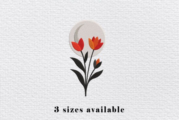 Review: Modern Tulip Circle Embroidery File