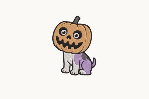 Review: Pumpkin Head Dog Embroidery for Holiday Projects