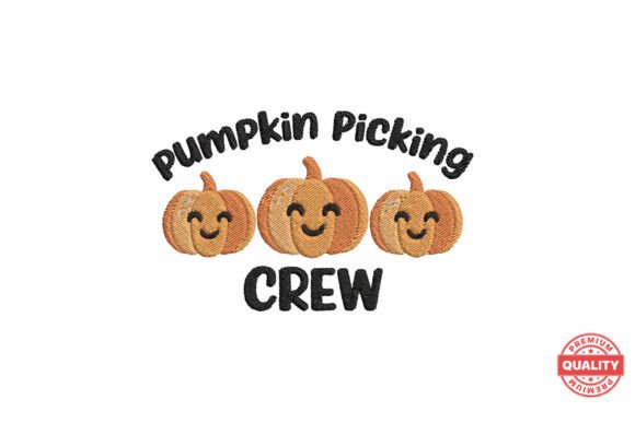 Review: Pumpkin Picking Crew Embroidery Design