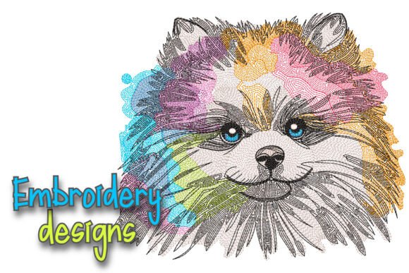 Review: Spitz Dog Machine Embroidery Design for Crafters