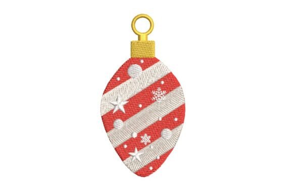 Review: Striped Christmas Ornament Embroidery Design