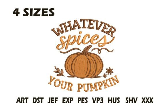 Review: Whatever Spices Your Pumpkin Embroidery