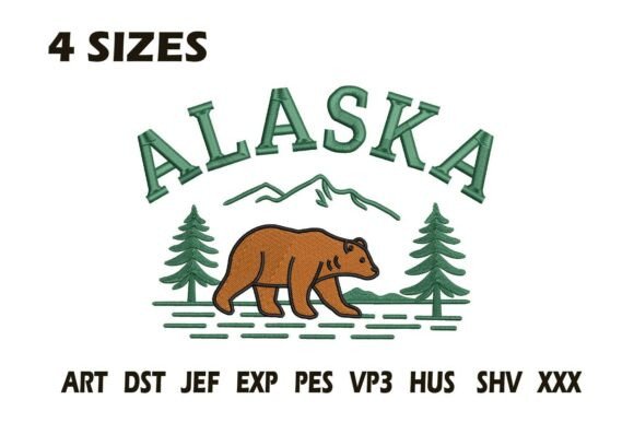 Reviewing the Alaska Bear Outdoor Embroidery Design