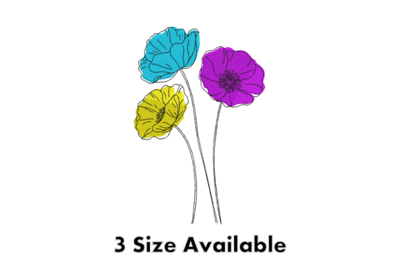 Reviewing the Colorful Flower Embroidery File