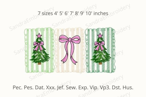 Reviewing the Coquette Christmas Tree Embroidery Design