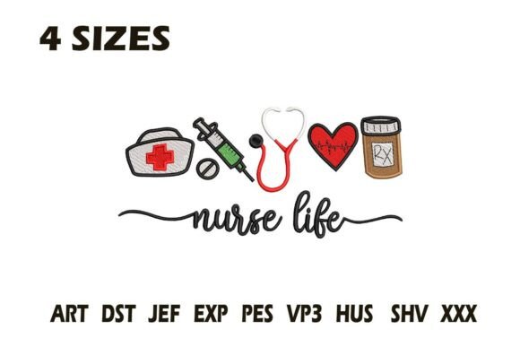 Reviewing the Nurse Life Embroidery Design