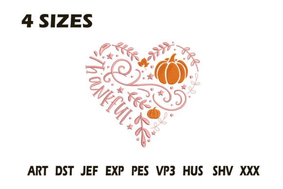 Reviewing the Thankful Pumpkin Heart Embroidery