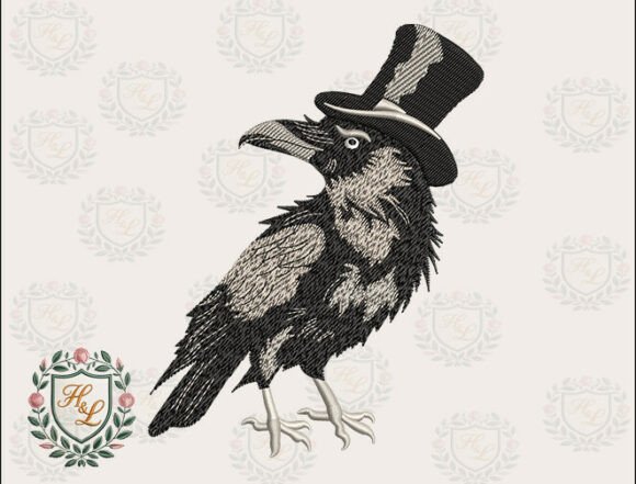 Vintage Crow Hat Embroidery Files Review